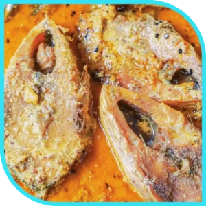 Mustard Hilsa curry in Sundarban Hilsa Festival
