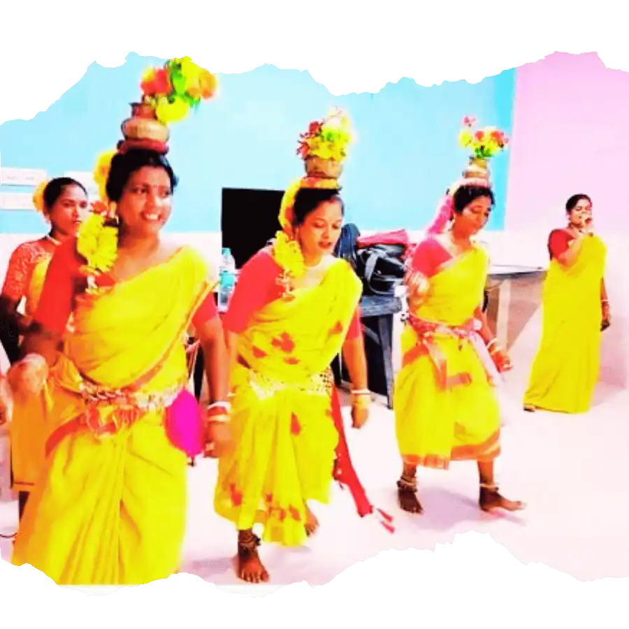 Tribal dance in Sundarban Hilsa Festival