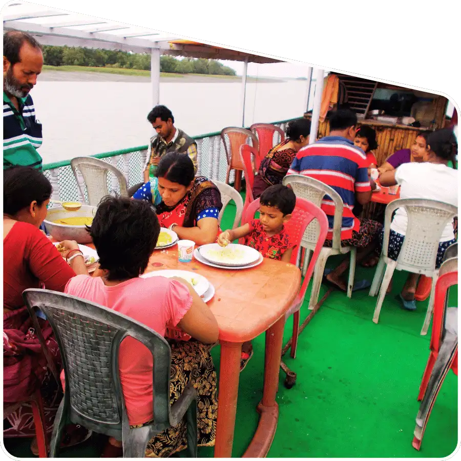 Sundarban tour operator team providing guest hospitality