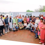 Student group on geographic excursion in Sundarbans