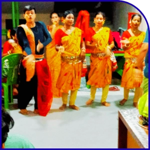 Folk dance performance during Sundarban cultural evening