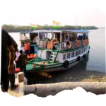 Tourist boat in Sundarban Hilsa Festival
