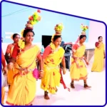 Traditional folk dance performance in Sundarban village